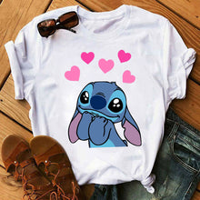 Load image into Gallery viewer, Cute Lilo Stitch Women T-Shirt