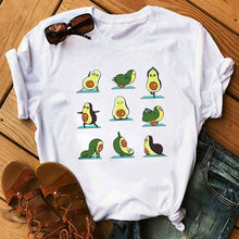Load image into Gallery viewer, Cute Avocado Casual Woman T-Shirt