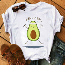 Load image into Gallery viewer, Cute Avocado Casual Woman T-Shirt