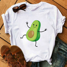 Load image into Gallery viewer, Cute Avocado Casual Woman T-Shirt