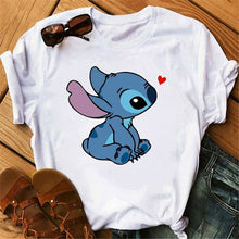 Load image into Gallery viewer, Cute Lilo Stitch Women T-Shirt