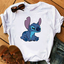 Load image into Gallery viewer, Cute Lilo Stitch Women T-Shirt