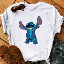 Load image into Gallery viewer, Cute Lilo Stitch Women T-Shirt