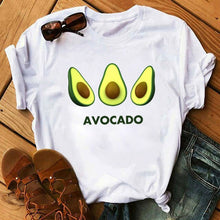 Load image into Gallery viewer, Cute Cartoon Avocado Women T-Shirt