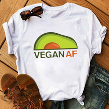 Load image into Gallery viewer, Cute Cartoon Avocado Women T-Shirt
