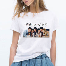 Load image into Gallery viewer, Friends How You Doin Letter Print Women T-Shirt