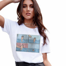 Load image into Gallery viewer, Love Me Printed Casual Woman T-Shirt