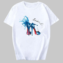 Load image into Gallery viewer, High Heels Printed Casual Woman T-Shirt