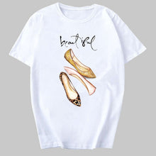 Load image into Gallery viewer, High Heels Printed Casual Woman T-Shirt