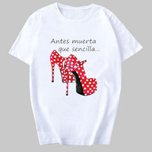 Load image into Gallery viewer, High Heels Printed Casual Woman T-Shirt