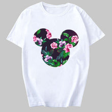 Load image into Gallery viewer, Flower Mouse Printed Casual Woman T-Shirt