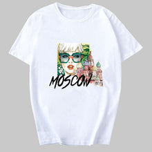 Load image into Gallery viewer, Cool Female Printed Casual Woman T-Shirt