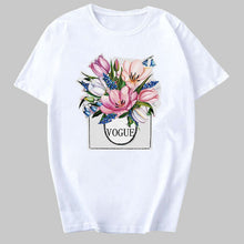 Load image into Gallery viewer, Flower Printed Casual Woman T-Shirt