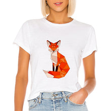Load image into Gallery viewer, Fox Geometric Casual Woman T-Shirt