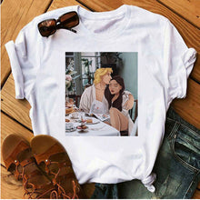 Load image into Gallery viewer, Ladies New Couple Printed Women T-Shirt