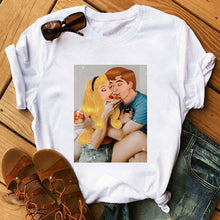 Load image into Gallery viewer, Ladies New Couple Printed Women T-Shirt