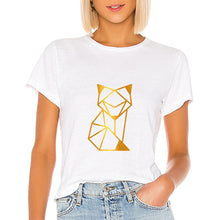 Load image into Gallery viewer, Geometric Fox Woman T-Shirt