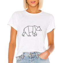 Load image into Gallery viewer, Geometric Fox Woman T-Shirt