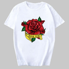 Load image into Gallery viewer, VOGUE Flowers Printed Casual Woman T-Shirt