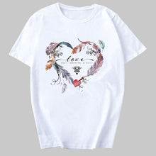 Load image into Gallery viewer, VOGUE Flowers Printed Casual Woman T-Shirt