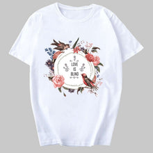Load image into Gallery viewer, VOGUE Flowers Printed Casual Woman T-Shirt