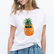 Load image into Gallery viewer, Pineapple Casual Women T-Shirt