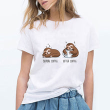 Load image into Gallery viewer, Sloth&Coffee Women T-Shirt