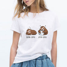 Load image into Gallery viewer, Sloth&Coffee Women T-Shirt