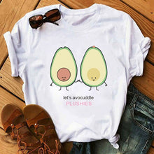 Load image into Gallery viewer, Cute Avocado Casual Woman T-Shirt
