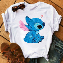 Load image into Gallery viewer, Cute Lilo Stitch Women T-Shirt
