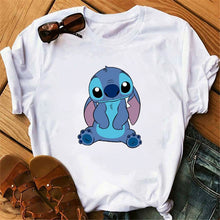 Load image into Gallery viewer, Cute Lilo Stitch Women T-Shirt

