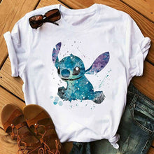 Load image into Gallery viewer, Cute Lilo Stitch Women T-Shirt
