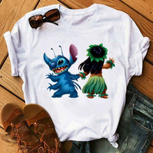 Load image into Gallery viewer, Cute Lilo Stitch Women T-Shirt
