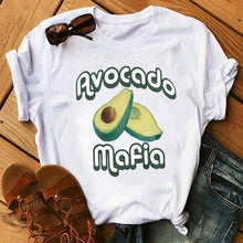 Load image into Gallery viewer, Cute Cartoon Avocado Women T-Shirt
