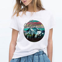 Load image into Gallery viewer, Ballon Flowers Printed Casual Woman T-Shirt
