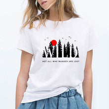 Load image into Gallery viewer, Ballon Flowers Printed Casual Woman T-Shirt
