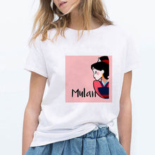 Load image into Gallery viewer, Mulan Hipster Princess Women T-Shirt
