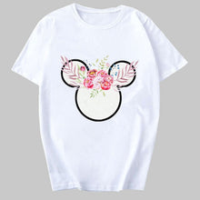 Load image into Gallery viewer, Flower Mouse Printed Casual Woman T-Shirt
