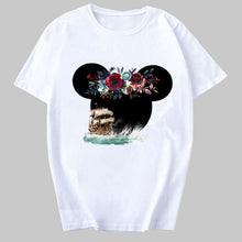 Load image into Gallery viewer, Flower Mouse Printed Casual Woman T-Shirt
