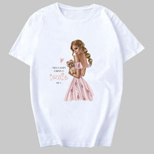 Load image into Gallery viewer, Cool Female Printed Casual Woman T-Shirt
