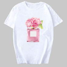 Load image into Gallery viewer, Cool Perfume Bottle Printed Woman T-Shirt
