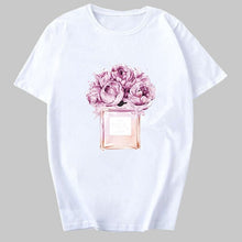 Load image into Gallery viewer, Cool Perfume Bottle Printed Woman T-Shirt
