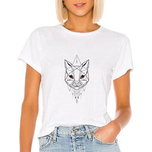 Load image into Gallery viewer, Fox Geometric Casual Woman T-Shirt
