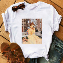 Load image into Gallery viewer, Ladies New Couple Printed Women T-Shirt

