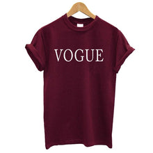 Load image into Gallery viewer, VOGUE Letter Printed Women T-Shirt
