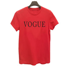 Load image into Gallery viewer, VOGUE Letter Printed Women T-Shirt
