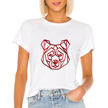 Load image into Gallery viewer, Geometric Fox Woman T-Shirt
