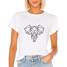 Load image into Gallery viewer, Geometric Fox Woman T-Shirt
