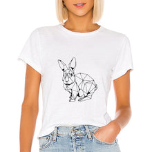 Load image into Gallery viewer, Geometric Fox Woman T-Shirt
