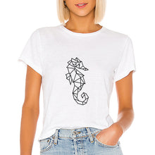 Load image into Gallery viewer, Geometric Fox Woman T-Shirt
